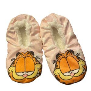 Garfield Pink Fluffy Slippers Women’s Small 5-7